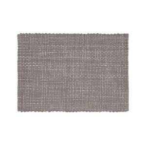 Crate&Barrel Della Grey Cotton Flat Weave Rug 
Size 2'x3'
